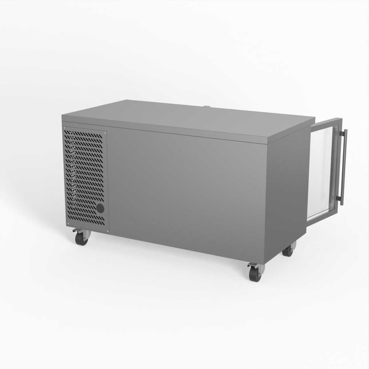 AG Two Door Commercial Glass Door Worktop / Under Bench Display Fridge 700mm Depth GNX2100TNG