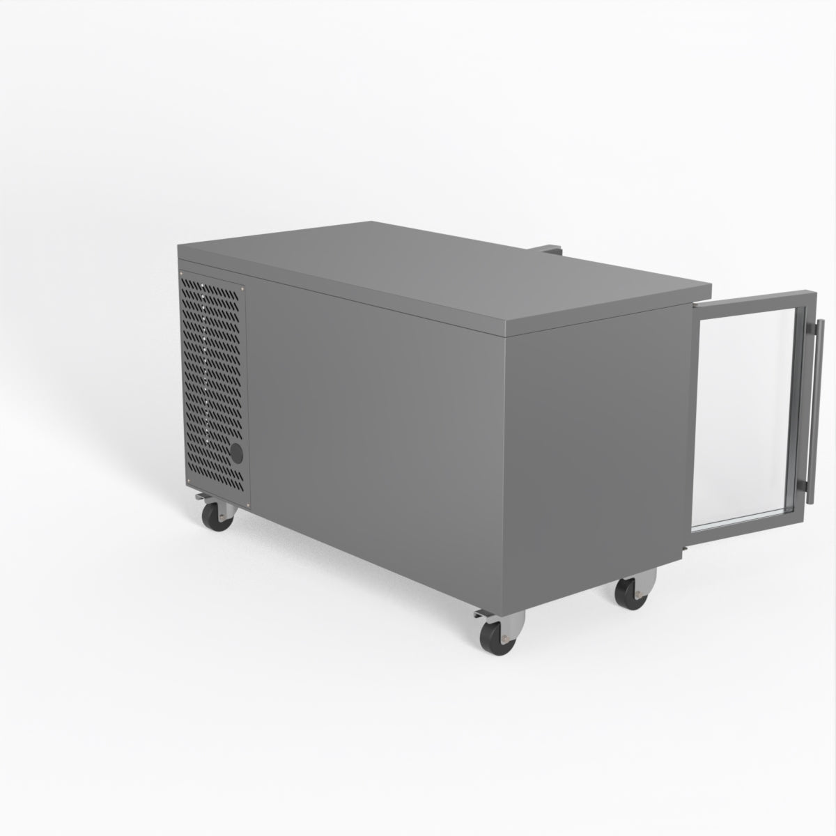 AG Two Door Commercial Glass Door Worktop / Under Bench Display Fridge 700mm Depth GNX2100TNG