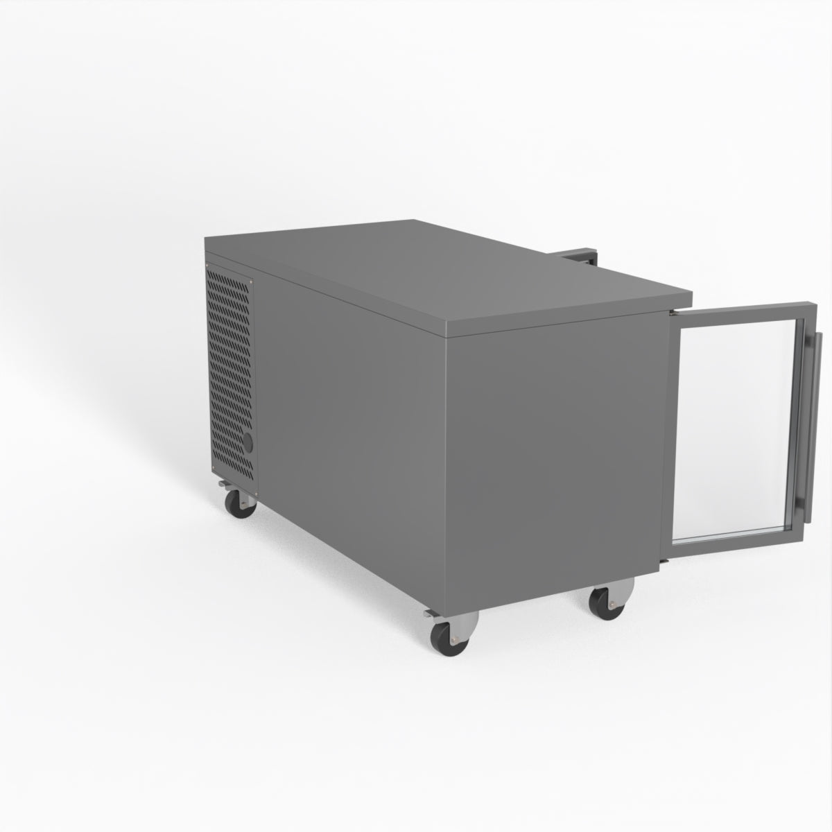 AG Two Door Commercial Glass Door Worktop / Under Bench Display Fridge 700mm Depth GNX2100TNG