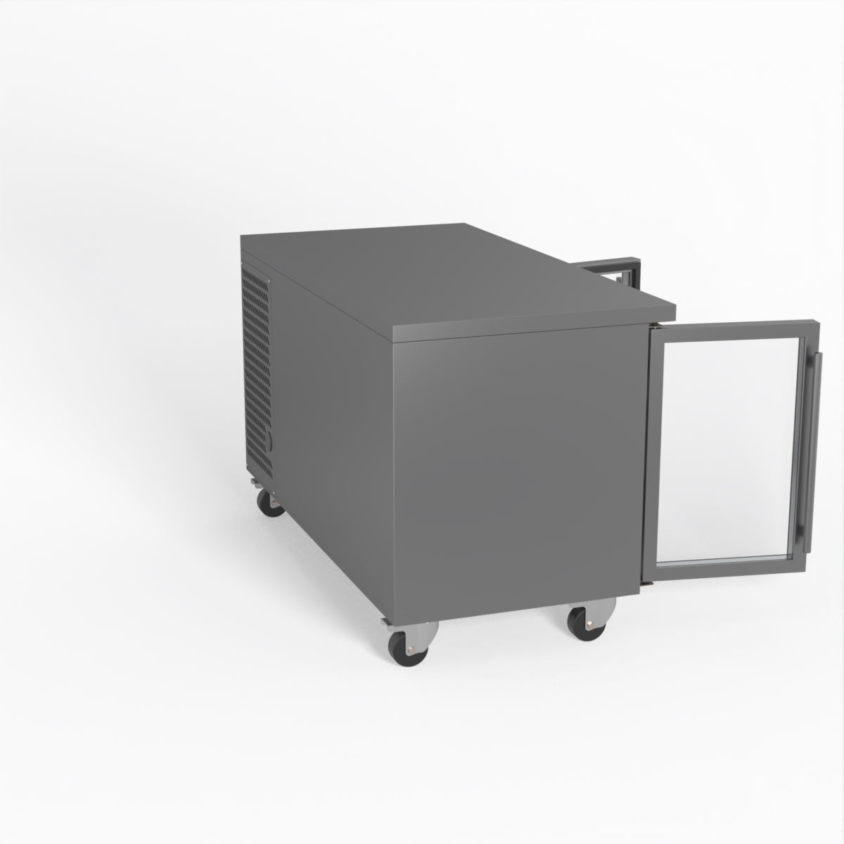 AG Two Door Commercial Glass Door Worktop / Under Bench Display Fridge 700mm Depth GNX2100TNG