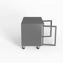 AG Two Door Commercial Glass Door Worktop / Under Bench Display Fridge 700mm Depth GNX2100TNG