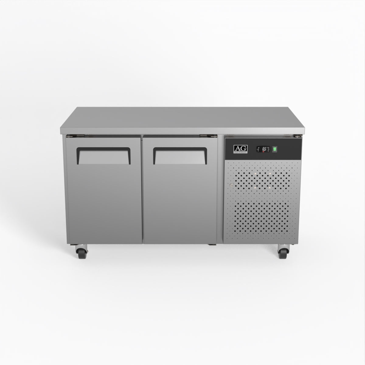 AG Two Door Commercial Worktop / Under Bench Fridge 700mm Depth GNX2100TN