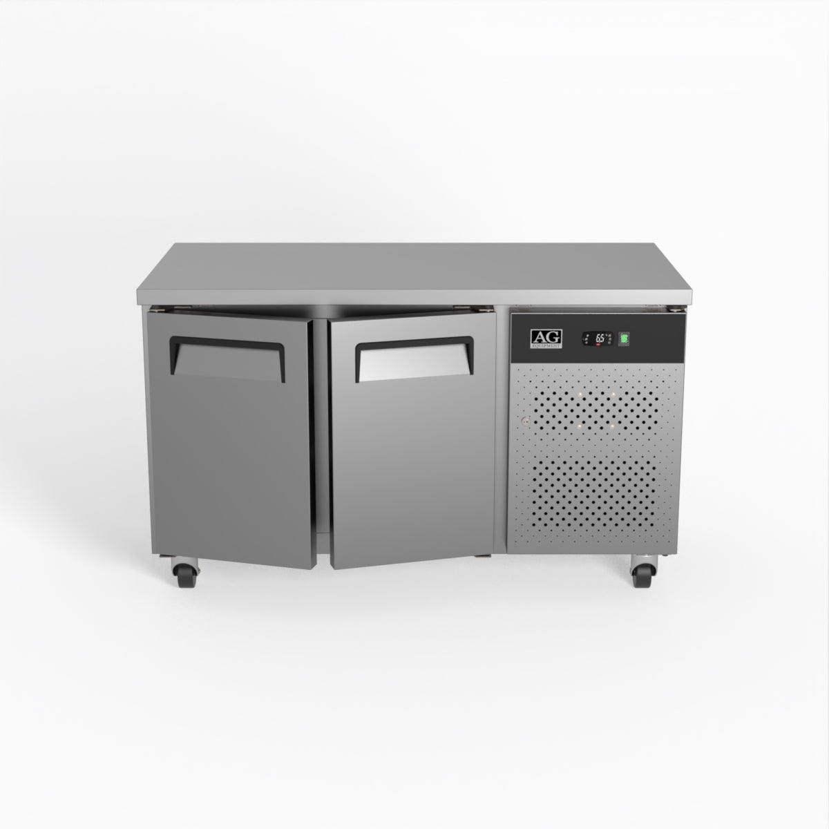 AG Two Door Commercial Worktop / Under Bench Fridge 700mm Depth GNX2100TN