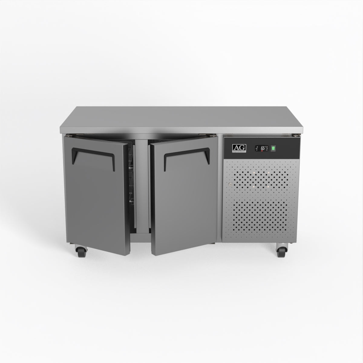 AG Two Door Commercial Worktop / Under Bench Fridge 700mm Depth GNX2100TN