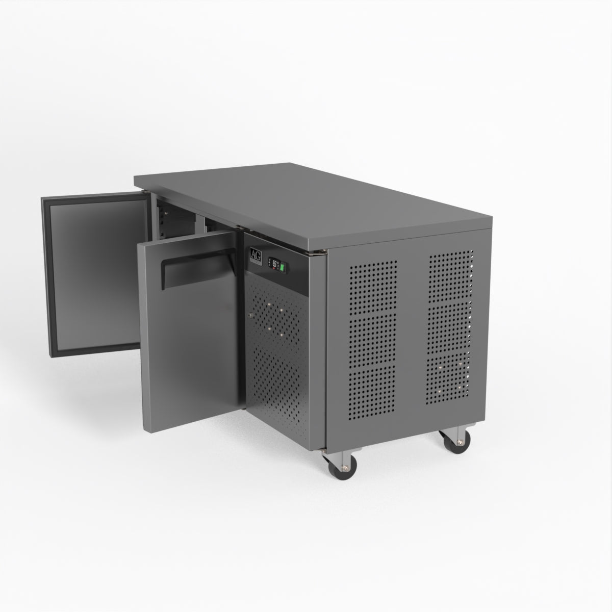 AG Two Door Commercial Worktop / Under Bench Fridge 700mm Depth GNX2100TN