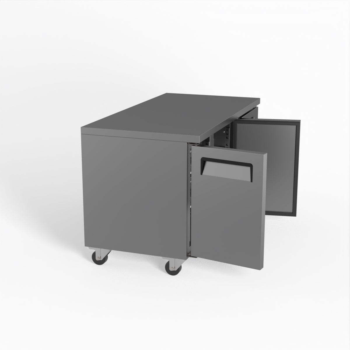 AG Two Door Commercial Worktop / Under Bench Fridge 700mm Depth GNX2100TN