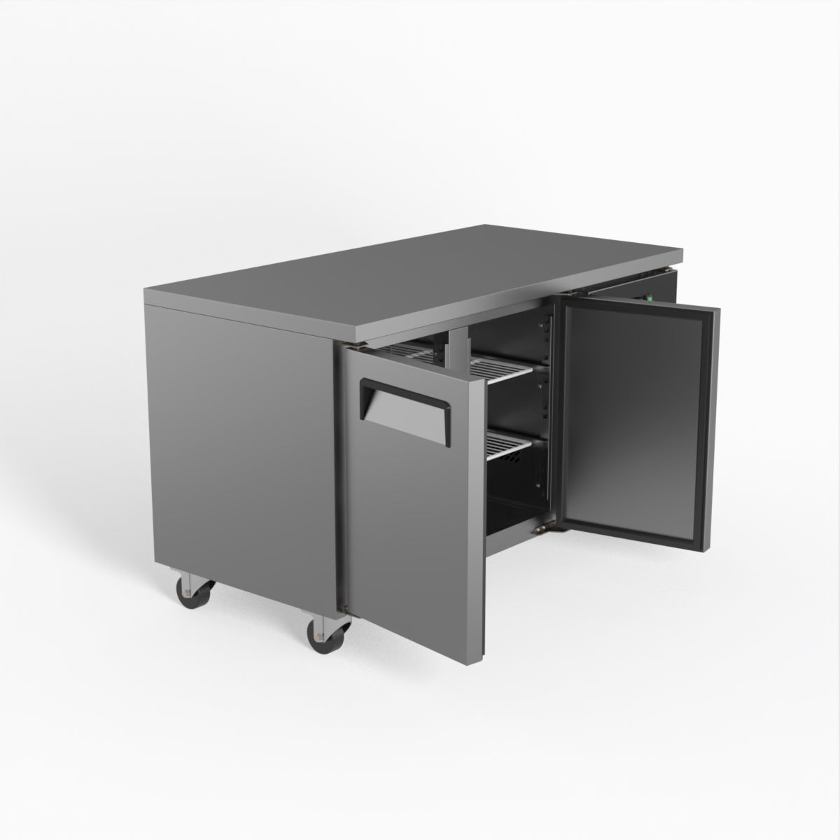 AG Two Door Commercial Worktop / Under Bench Fridge 700mm Depth GNX2100TN