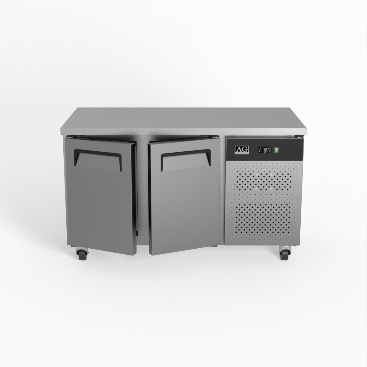 AG Two Door Commercial Worktop / Under Bench Fridge 700mm Depth GNX2100TN