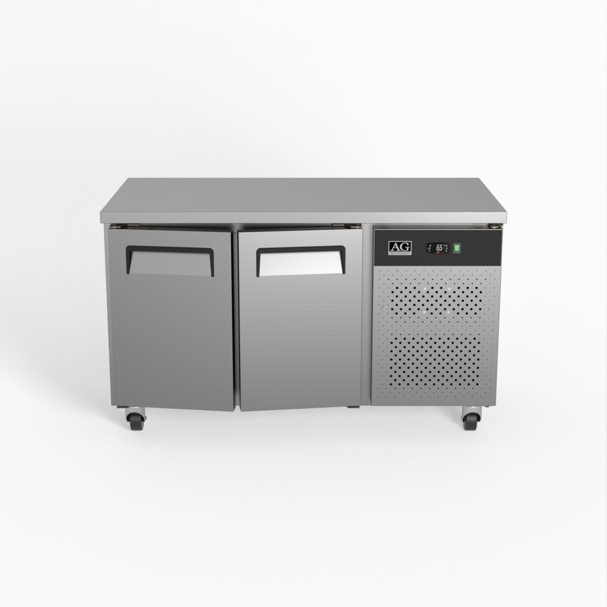 AG Two Door Commercial Worktop / Under Bench Fridge 700mm Depth GNX2100TN