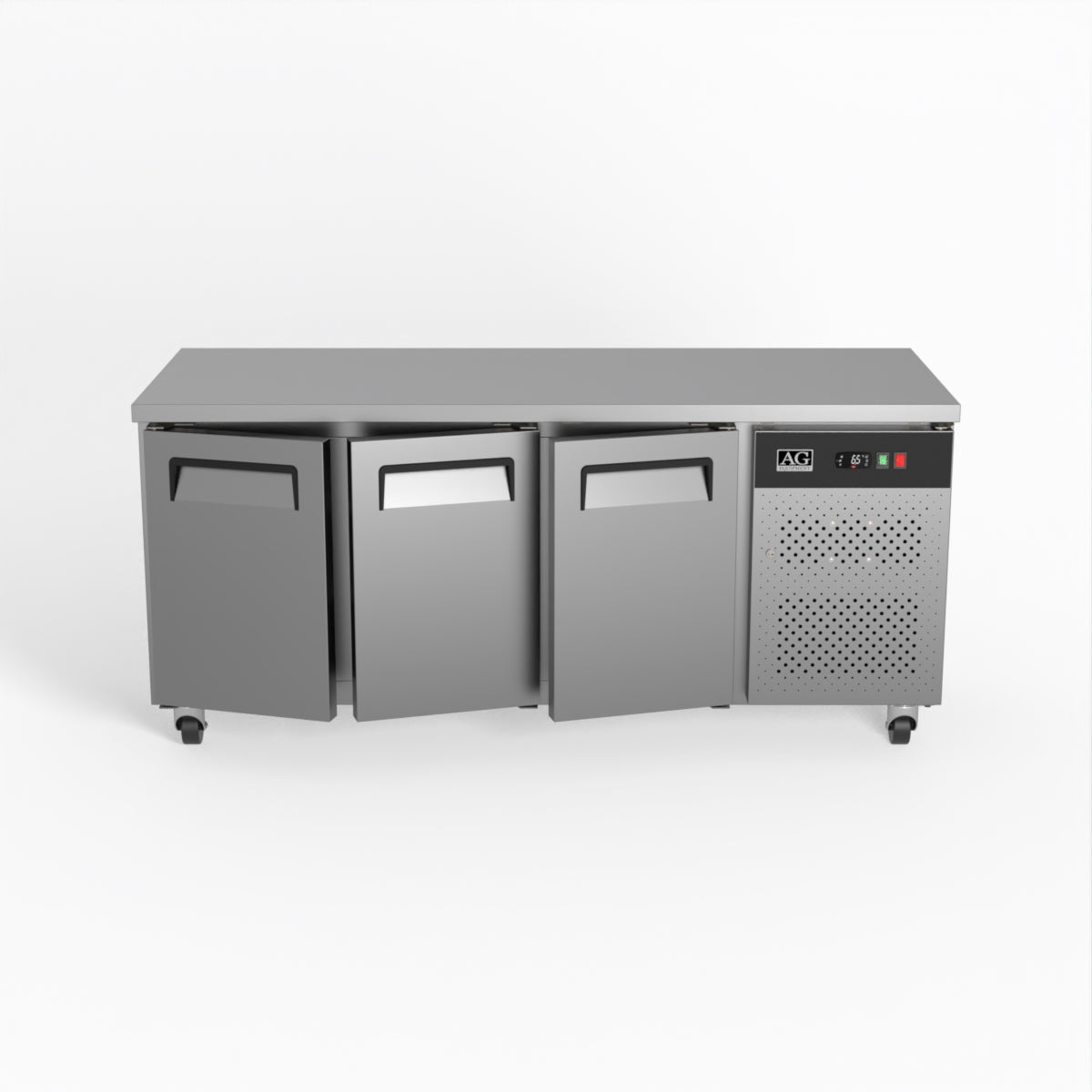 AG Three Door Commercial Worktop / Under Bench Freezer 700mm Depth GNX3100BT