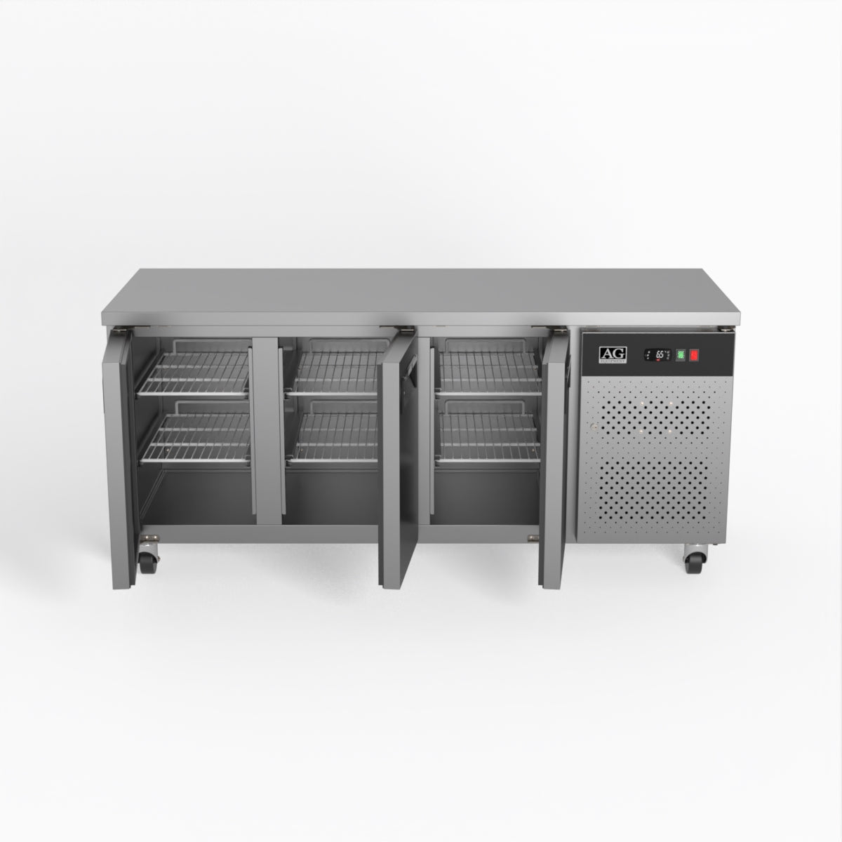 AG Three Door Commercial Worktop / Under Bench Freezer 700mm Depth GNX3100BT