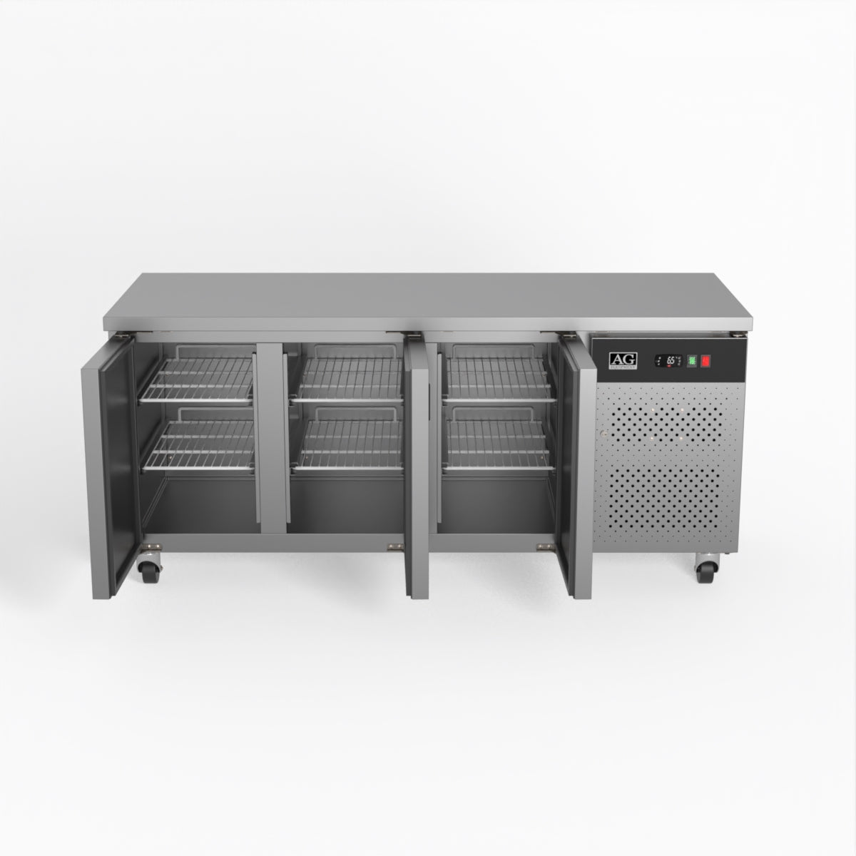 AG Three Door Commercial Worktop / Under Bench Freezer 700mm Depth GNX3100BT