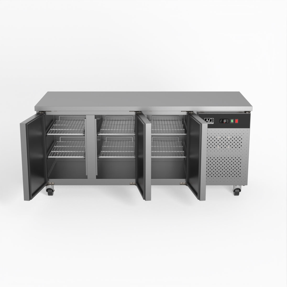 AG Three Door Commercial Worktop / Under Bench Freezer 700mm Depth GNX3100BT