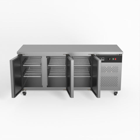 AG Three Door Commercial Worktop / Under Bench Freezer 700mm Depth GNX3100BT