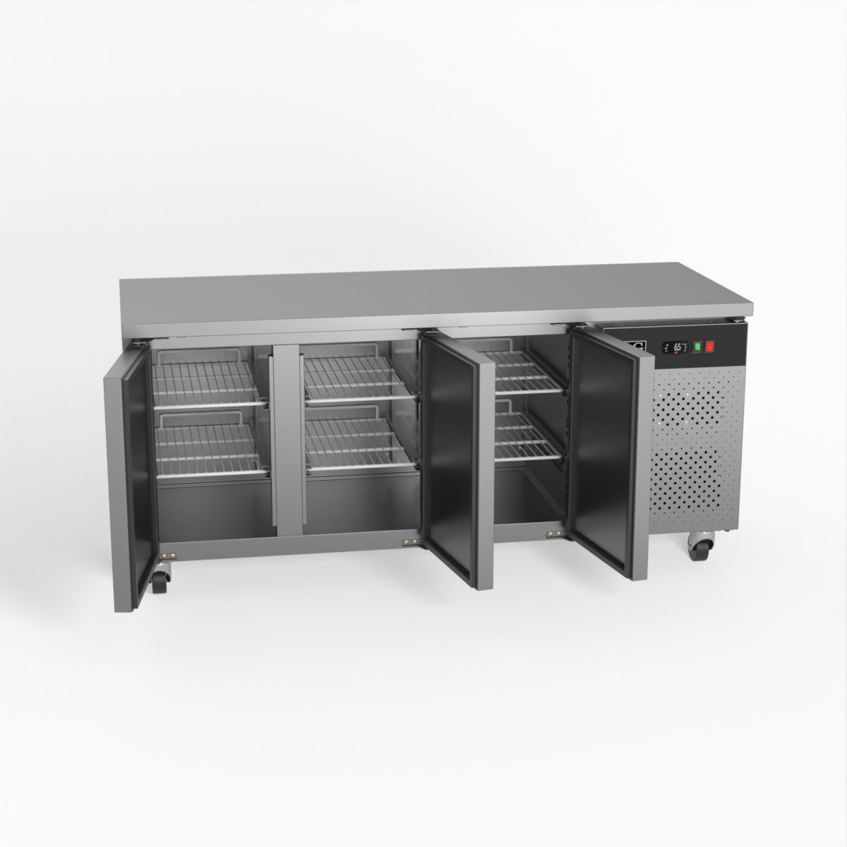 AG Three Door Commercial Worktop / Under Bench Freezer 700mm Depth GNX3100BT
