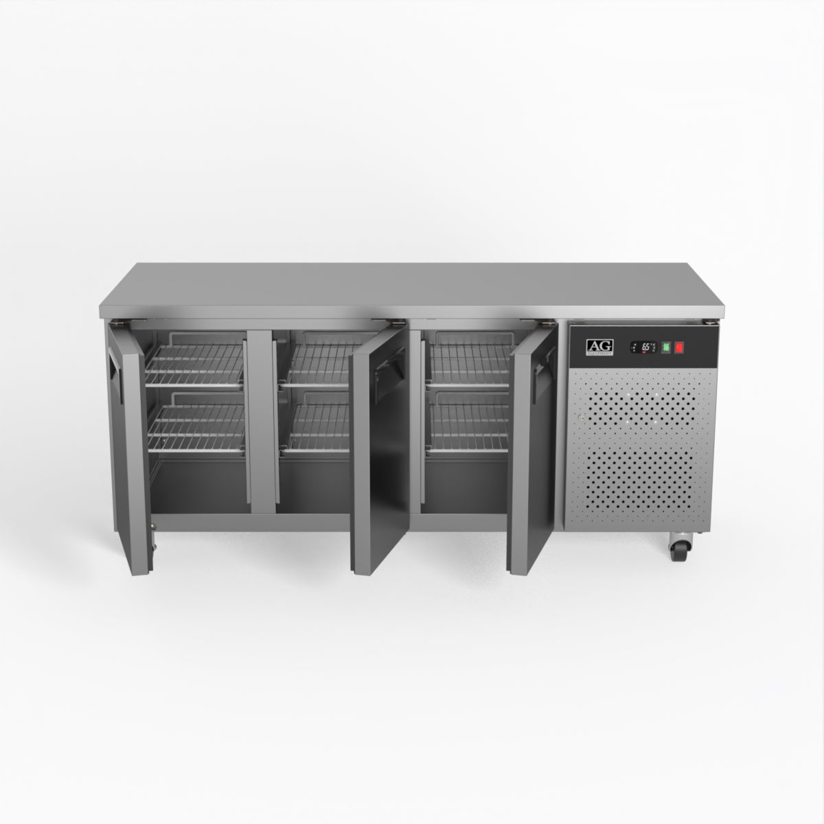 AG Three Door Commercial Worktop / Under Bench Freezer 700mm Depth GNX3100BT