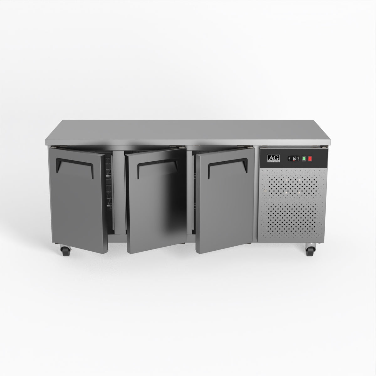 AG Three Door Commercial Worktop / Under Bench Freezer 700mm Depth GNX3100BT