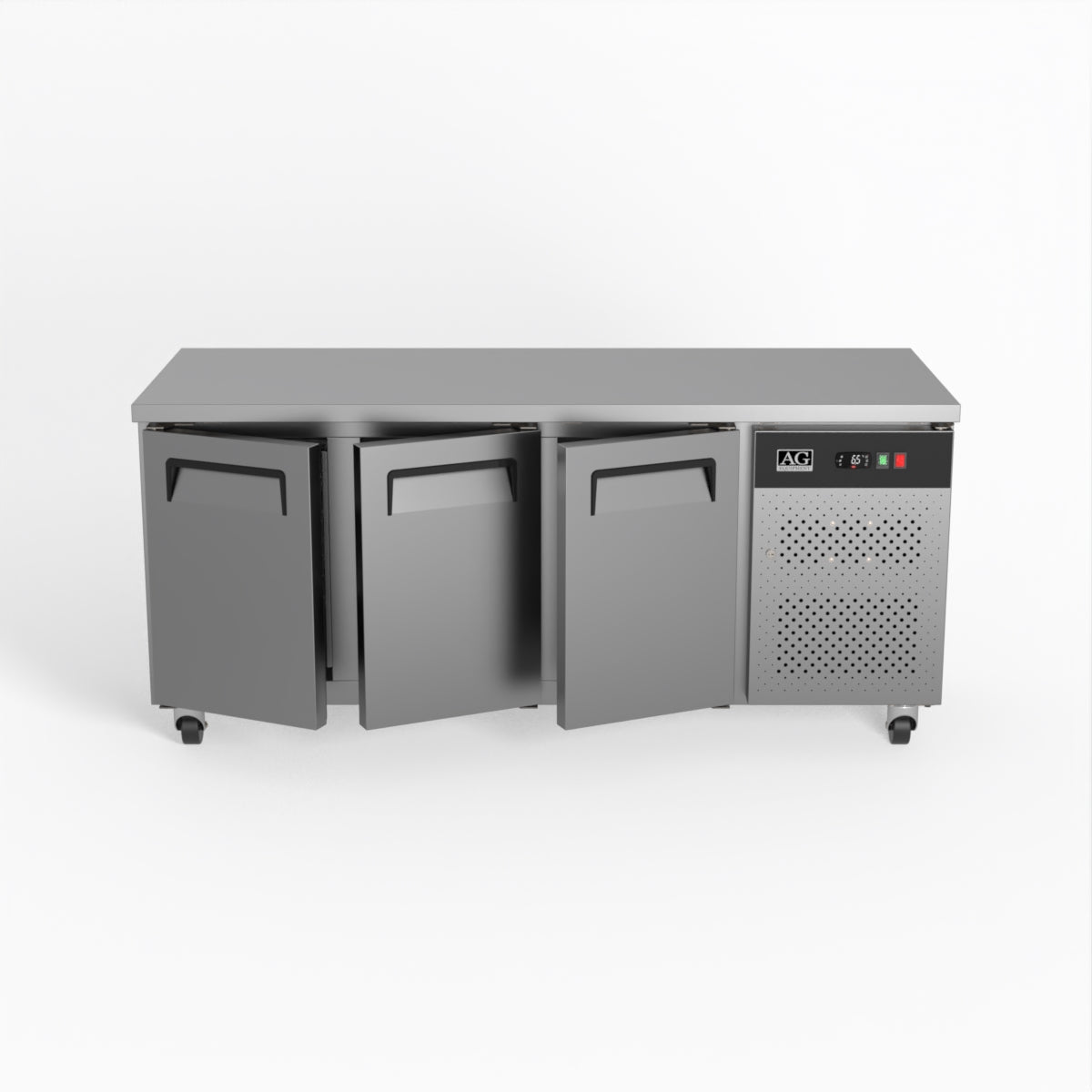 AG Three Door Commercial Worktop / Under Bench Freezer 700mm Depth GNX3100BT