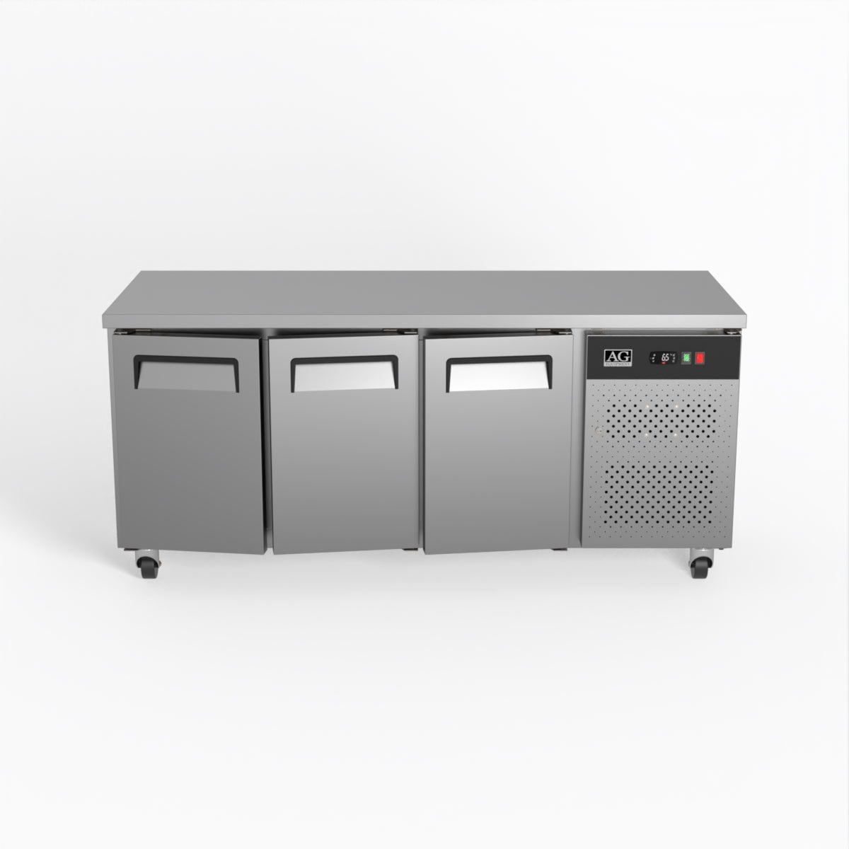 AG Three Door Commercial Worktop / Under Bench Freezer 700mm Depth GNX3100BT
