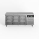 AG Three Door Commercial Glass Door Worktop / Under Bench Display Fridge 700mm Depth GNX3100TNG