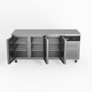 AG Three Door Commercial Worktop / Under Bench Fridge 700mm Depth GNX3100TN