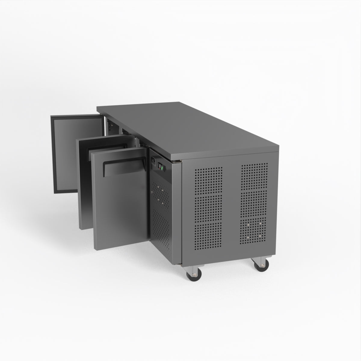 AG Three Door Commercial Worktop / Under Bench Fridge 700mm Depth GNX3100TN