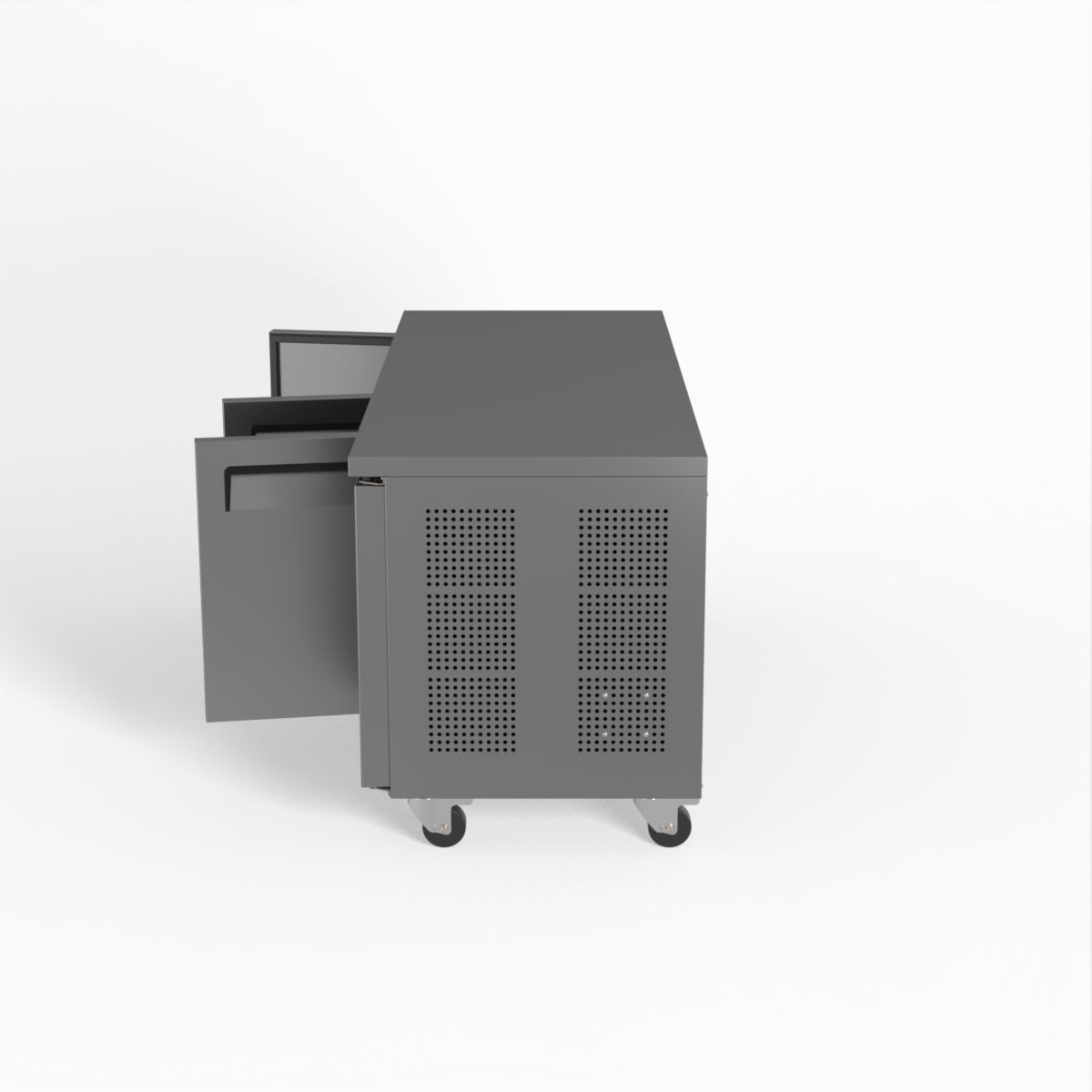 AG Three Door Commercial Worktop / Under Bench Fridge 700mm Depth GNX3100TN