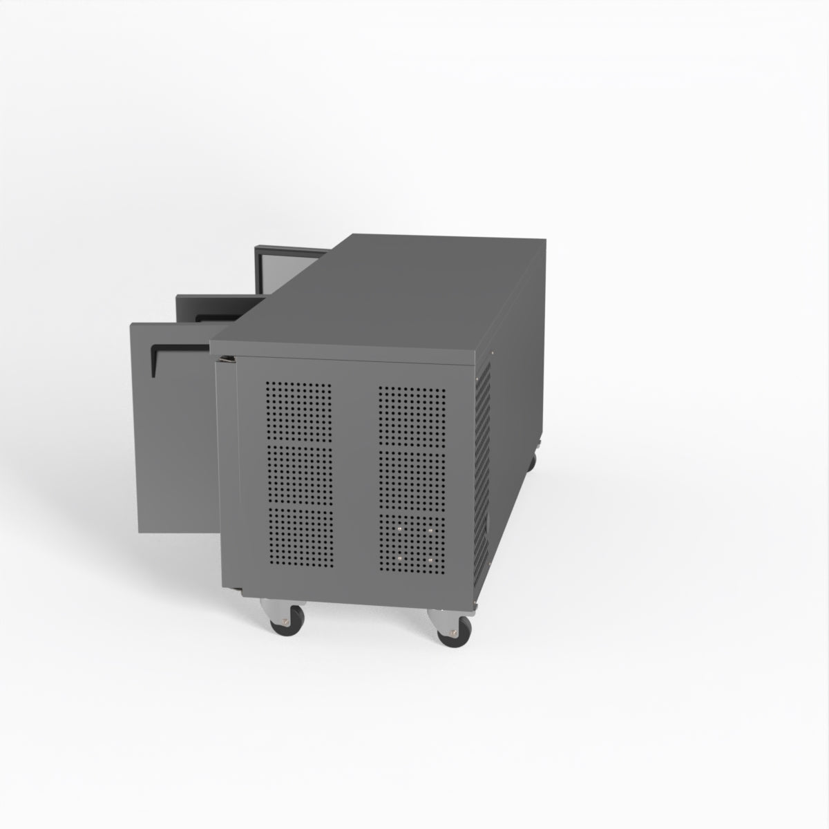 AG Three Door Commercial Worktop / Under Bench Fridge 700mm Depth GNX3100TN