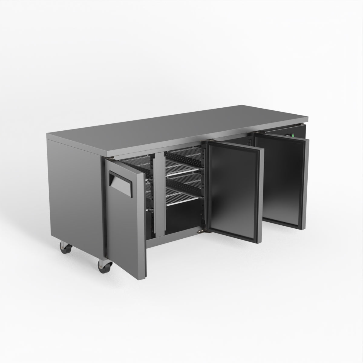 AG Three Door Commercial Worktop / Under Bench Fridge 700mm Depth GNX3100TN