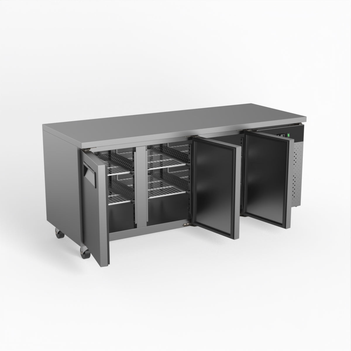 AG Three Door Commercial Worktop / Under Bench Fridge 700mm Depth GNX3100TN