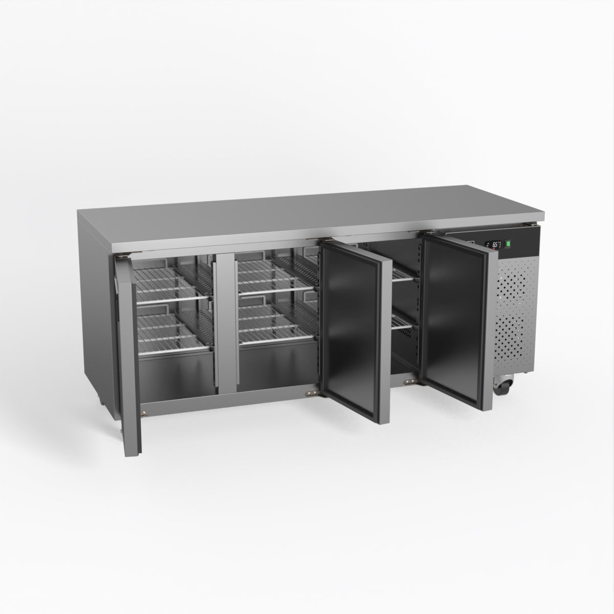 AG Three Door Commercial Worktop / Under Bench Fridge 700mm Depth GNX3100TN