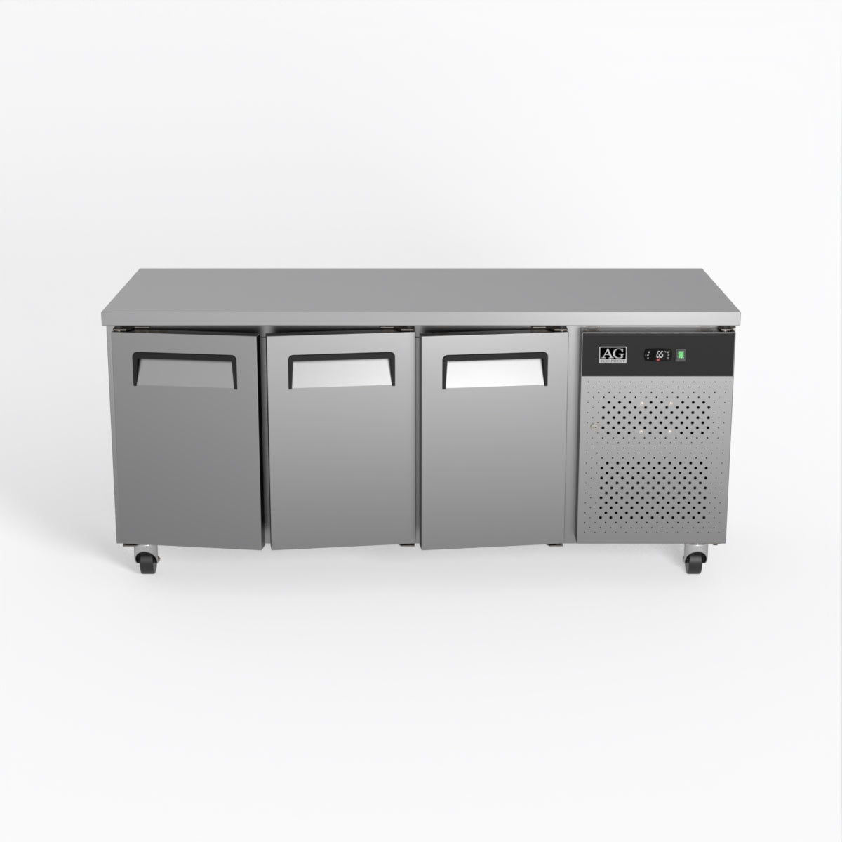 AG Three Door Commercial Worktop / Under Bench Fridge 700mm Depth GNX3100TN