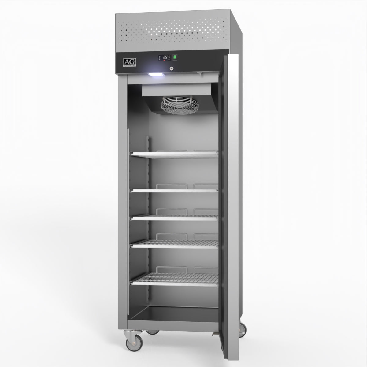 AG 429 Litre Upright Single Door Stainless Steel Door Fridge GNX400TN