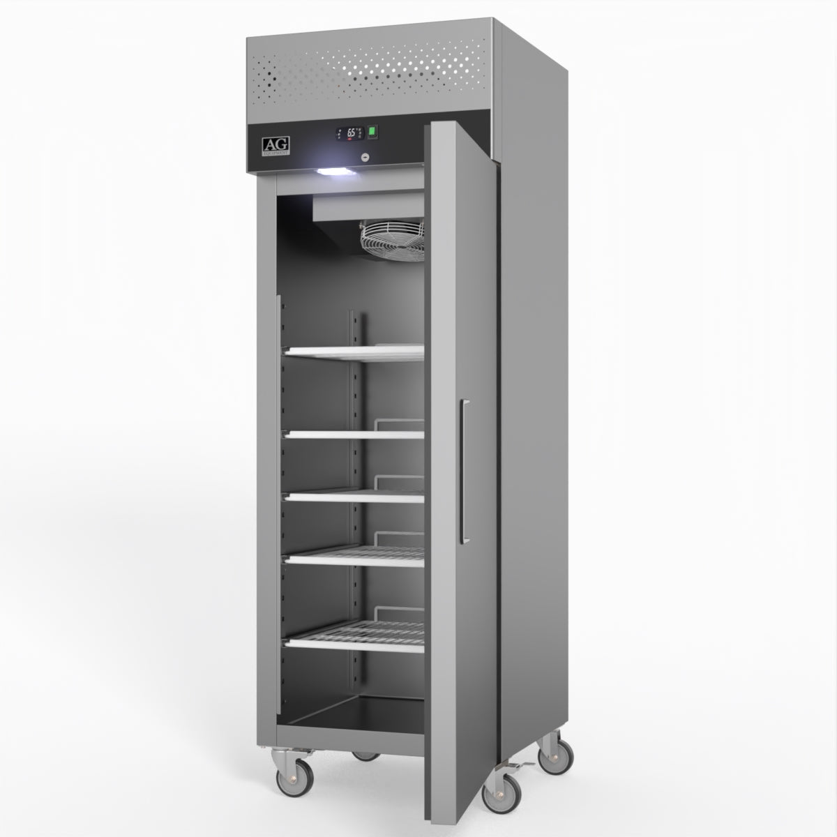 AG 429 Litre Upright Single Door Stainless Steel Door Fridge GNX400TN