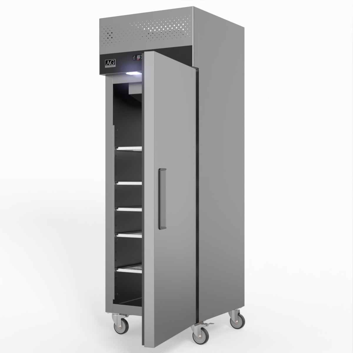 AG 429 Litre Upright Single Door Stainless Steel Door Fridge GNX400TN