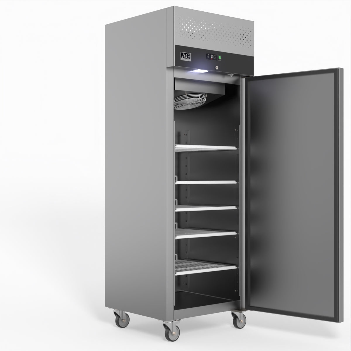 AG 429 Litre Upright Single Door Stainless Steel Door Fridge GNX400TN