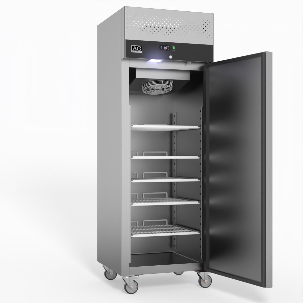 AG 429 Litre Upright Single Door Stainless Steel Door Fridge GNX400TN