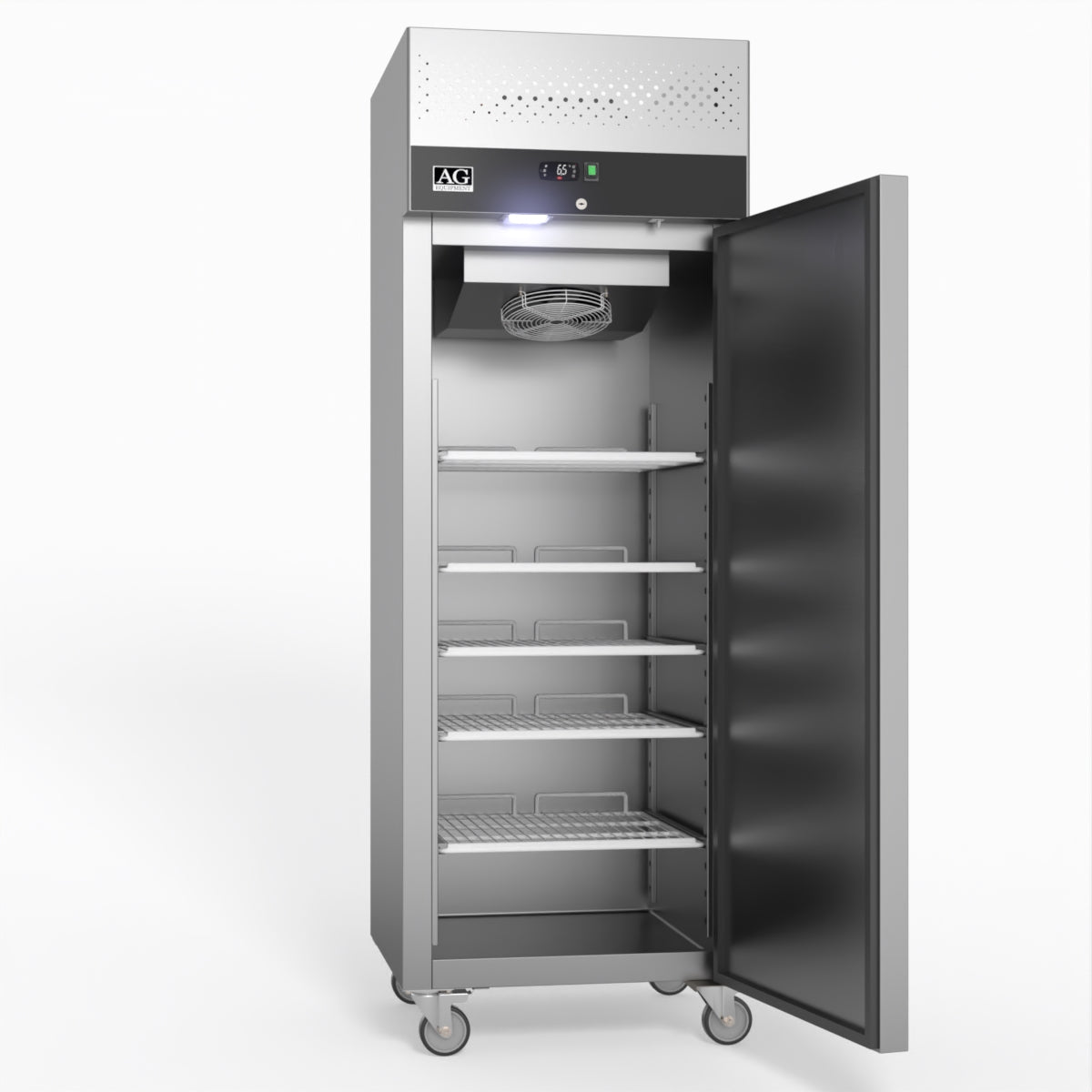 AG 429 Litre Upright Single Door Stainless Steel Door Fridge GNX400TN