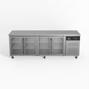 AG 4 Glass Door Commercial Worktop / Under Bench Fridge GNX4100TNG