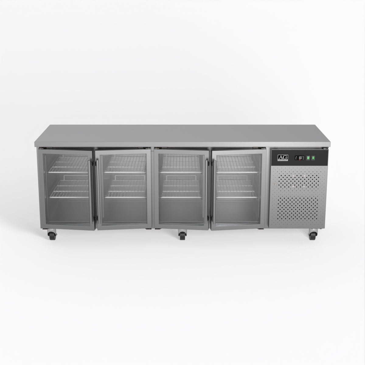 AG 4 Glass Door Commercial Worktop / Under Bench Fridge GNX4100TNG