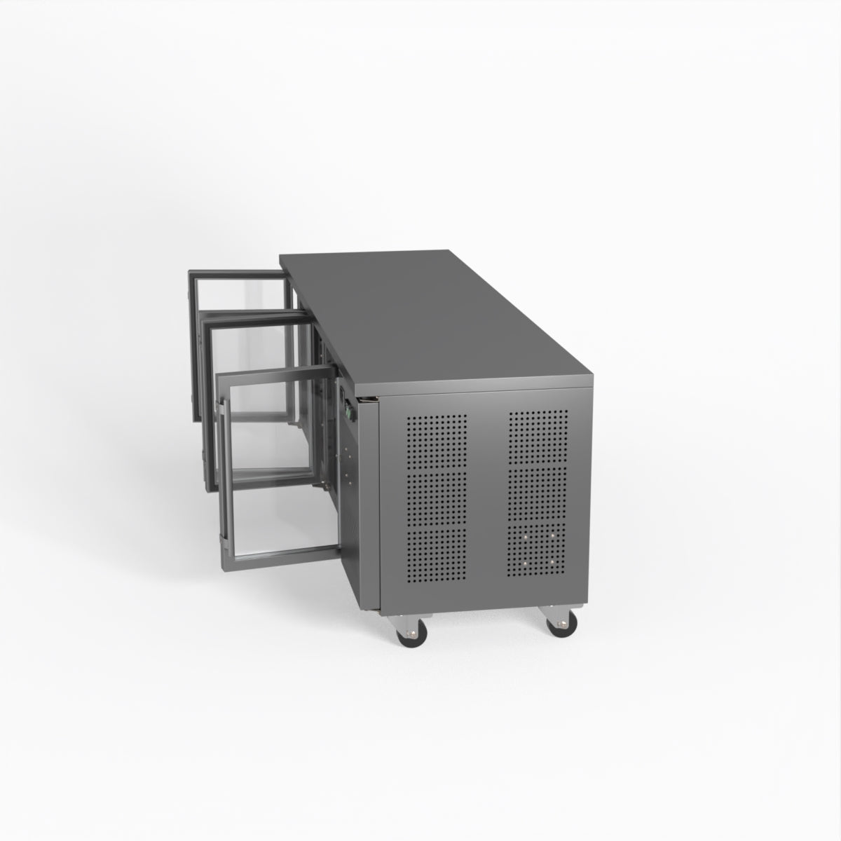 AG 4 Glass Door Commercial Worktop / Under Bench Fridge GNX4100TNG