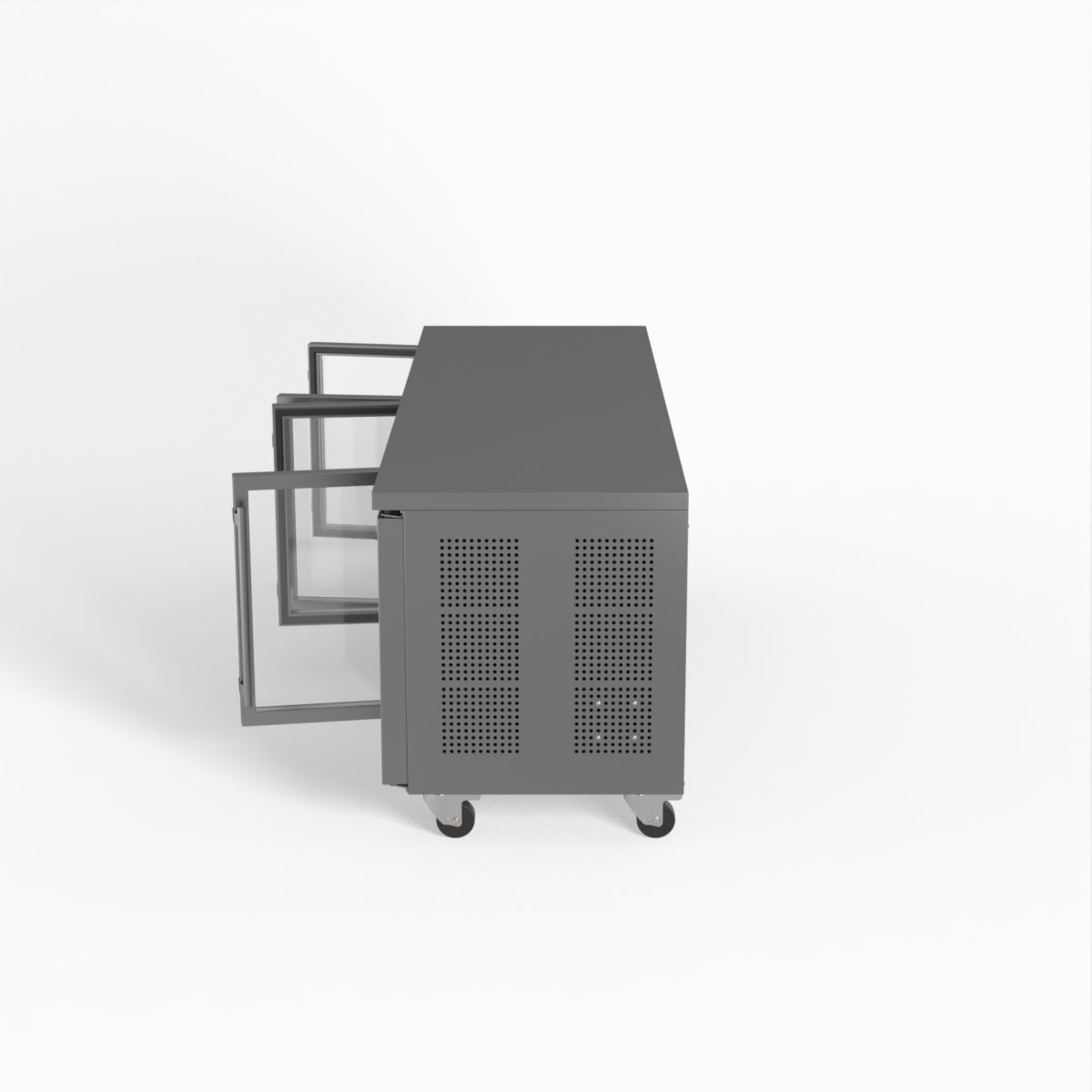 AG 4 Glass Door Commercial Worktop / Under Bench Fridge GNX4100TNG