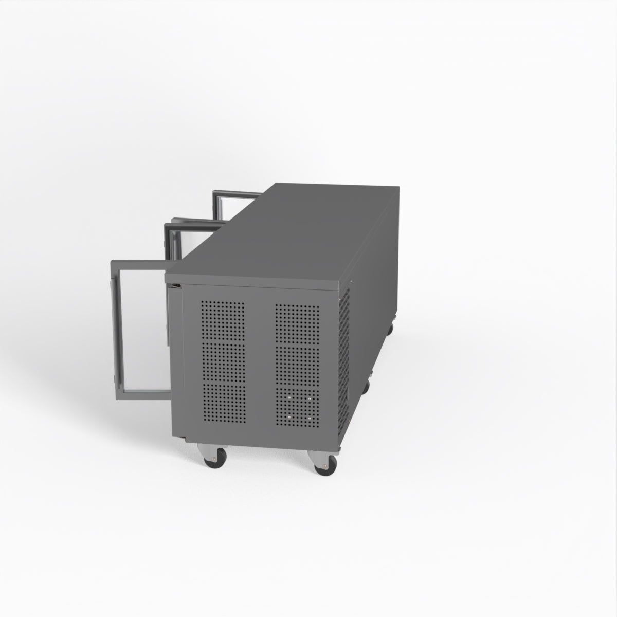AG 4 Glass Door Commercial Worktop / Under Bench Fridge GNX4100TNG