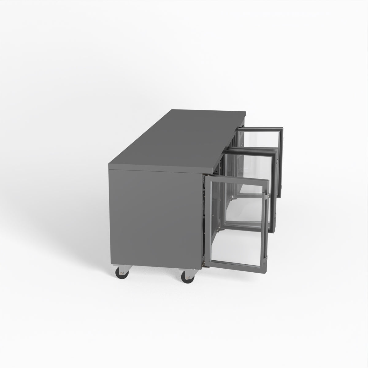 AG 4 Glass Door Commercial Worktop / Under Bench Fridge GNX4100TNG