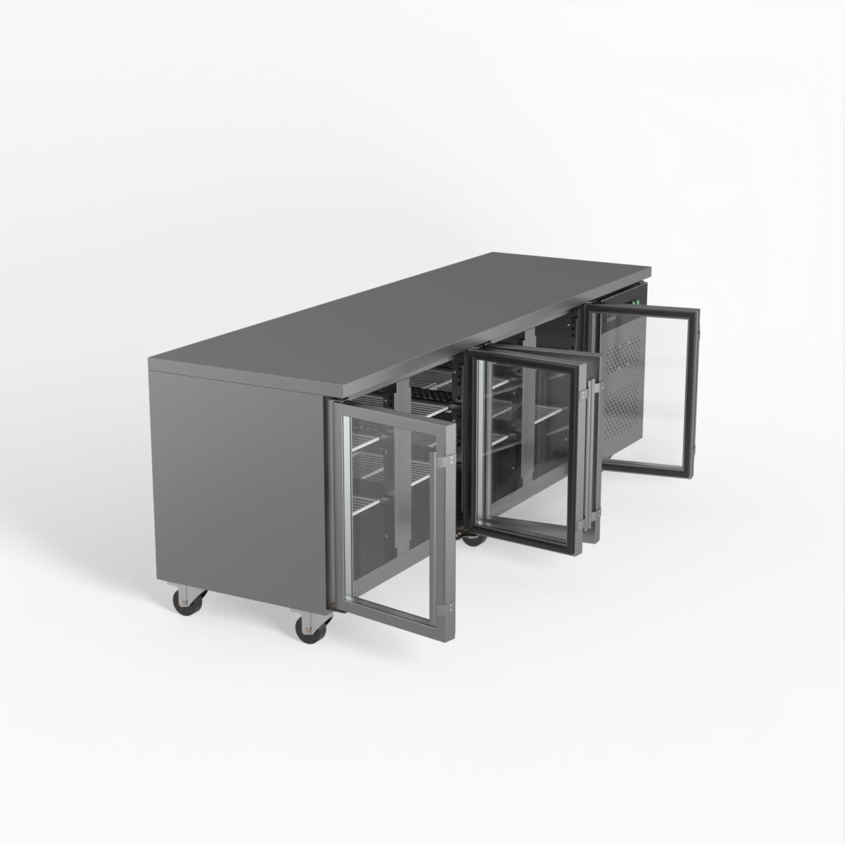 AG 4 Glass Door Commercial Worktop / Under Bench Fridge GNX4100TNG