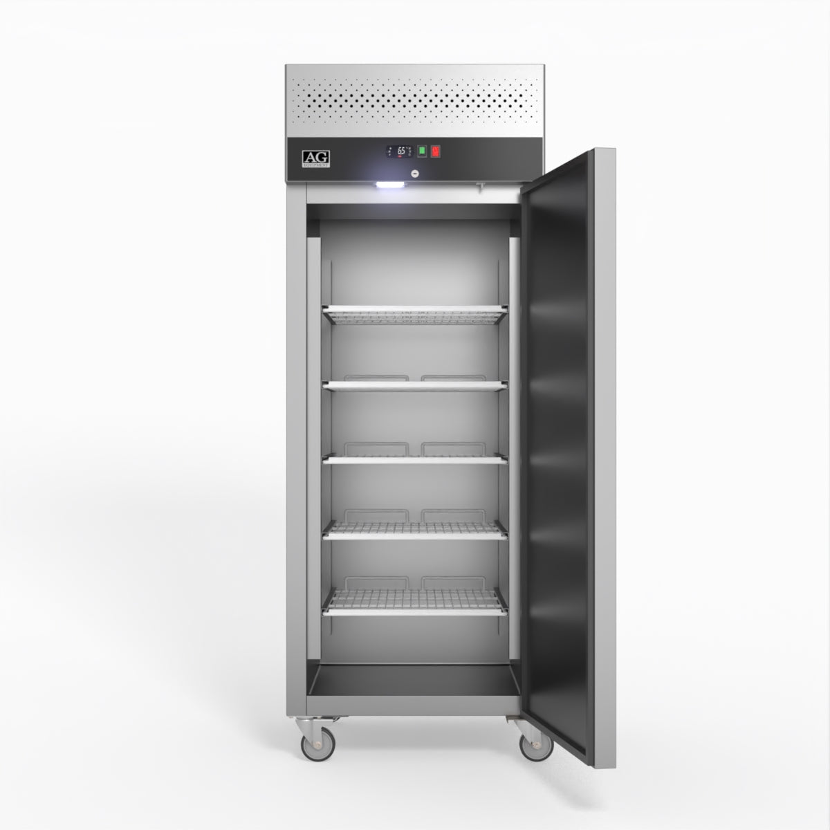 AG 650 Litre Upright Stainless Steel Door Freezer GNX650BT