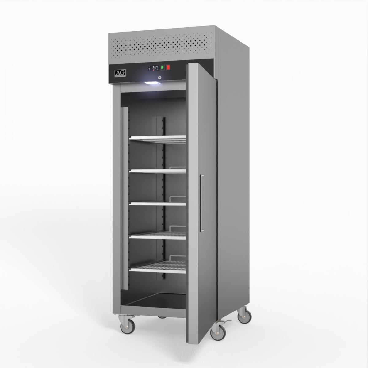 AG 650 Litre Upright Stainless Steel Door Freezer GNX650BT