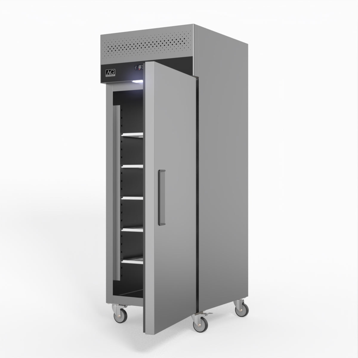 AG 650 Litre Upright Stainless Steel Door Freezer GNX650BT