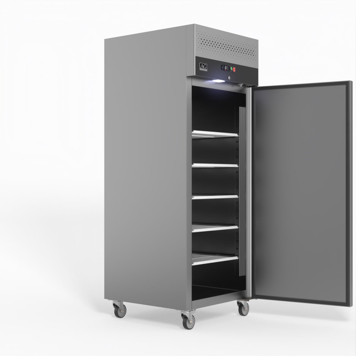 AG 650 Litre Upright Stainless Steel Door Freezer GNX650BT