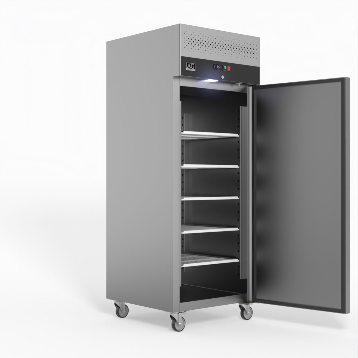 AG 650 Litre Upright Stainless Steel Door Freezer GNX650BT